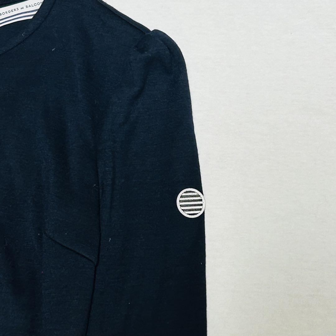 BORDERS at BALCONY 限定品 ネイビー ティアード パフスリーブ 画像7