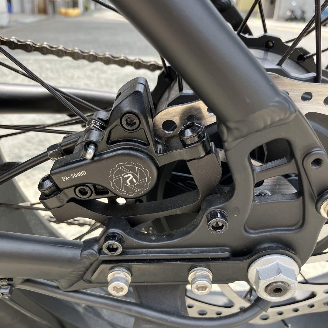 電動アシスト自転車 バッテリー48V 15ahファットバイク型 ブラック ファットバイク型・電動自転車＆原付ハイブリットE-Bike ALISTA