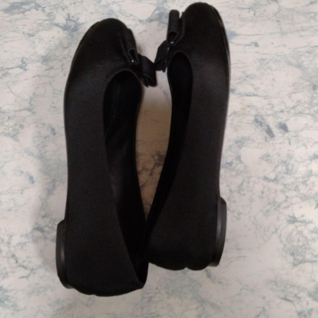 キ*キ様 Salvatore Ferragamo ブラックフラットシューズ Salvatore Ferragamo ブラックフラットシューズ