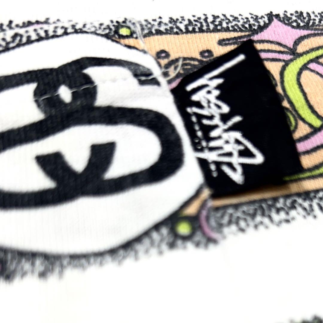 トップス 89 Stussy SS SCROLL Print Tee old 80s