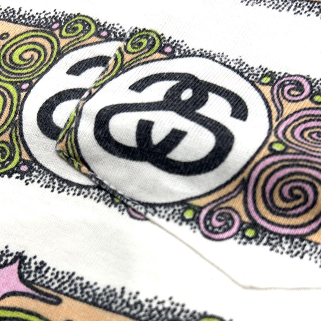 89 Stussy SS SCROLL Print Tee old 80s