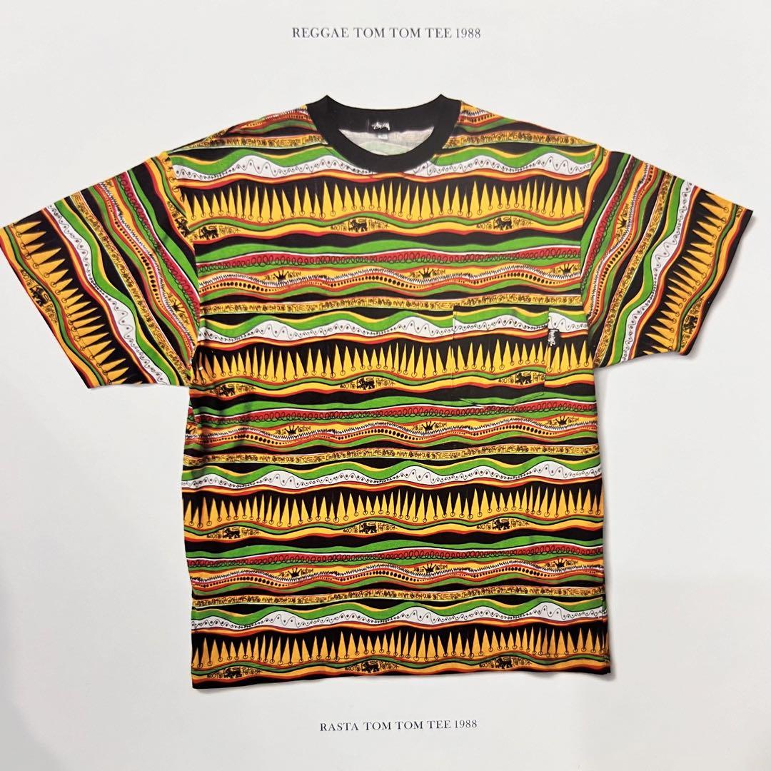 89 Stussy SS SCROLL Print Tee old 80s