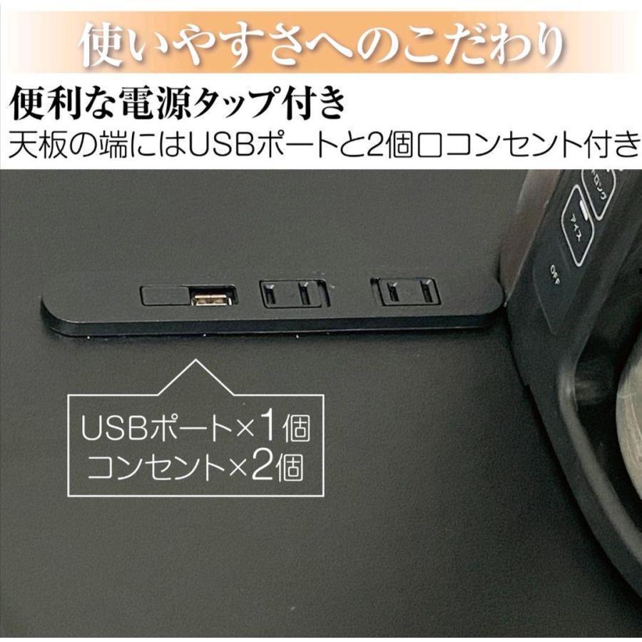 カウンターテーブル 食器収納キッチンカウンター 収納ラック　ブラウン