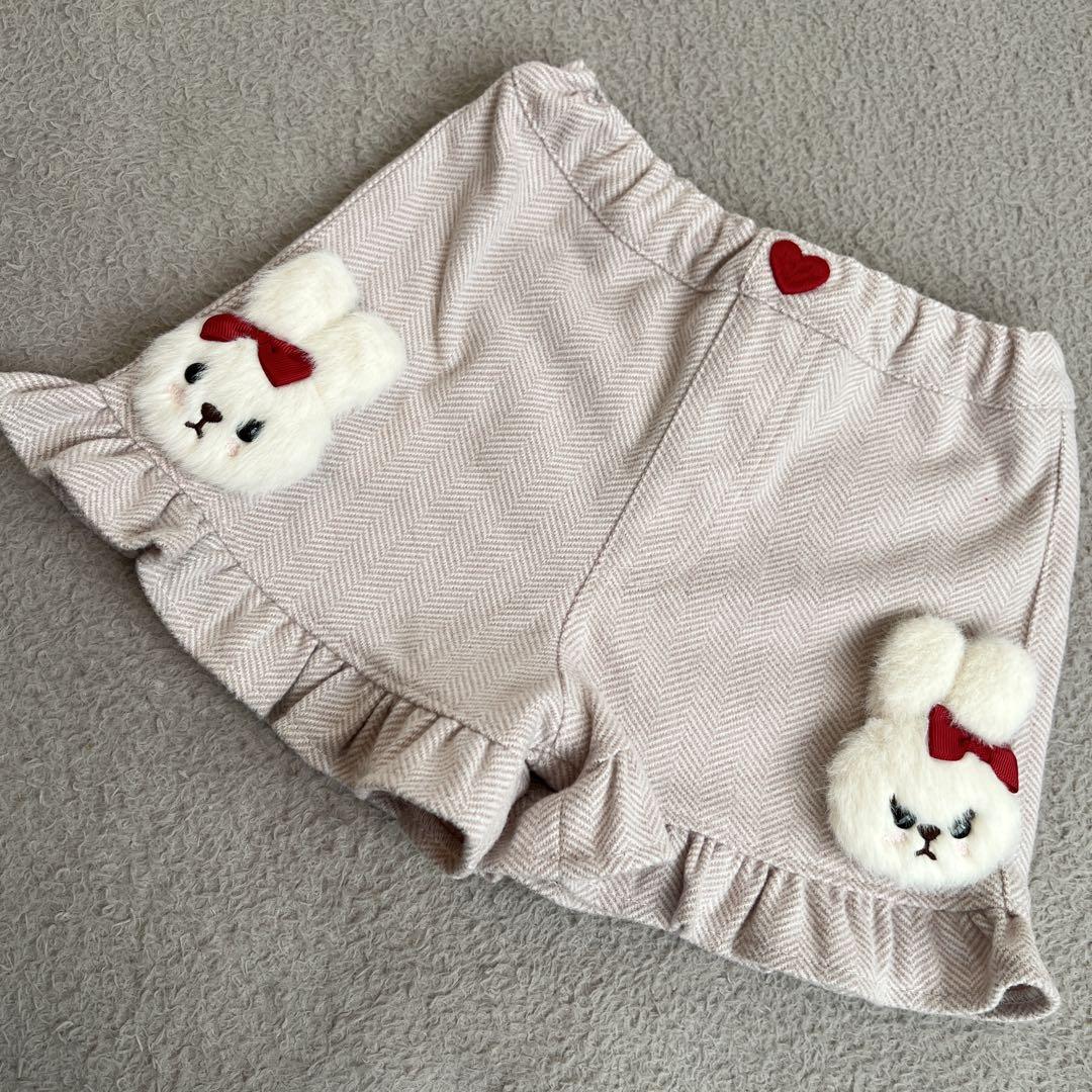シャーリーテンプル うさぎ短パン 80cm