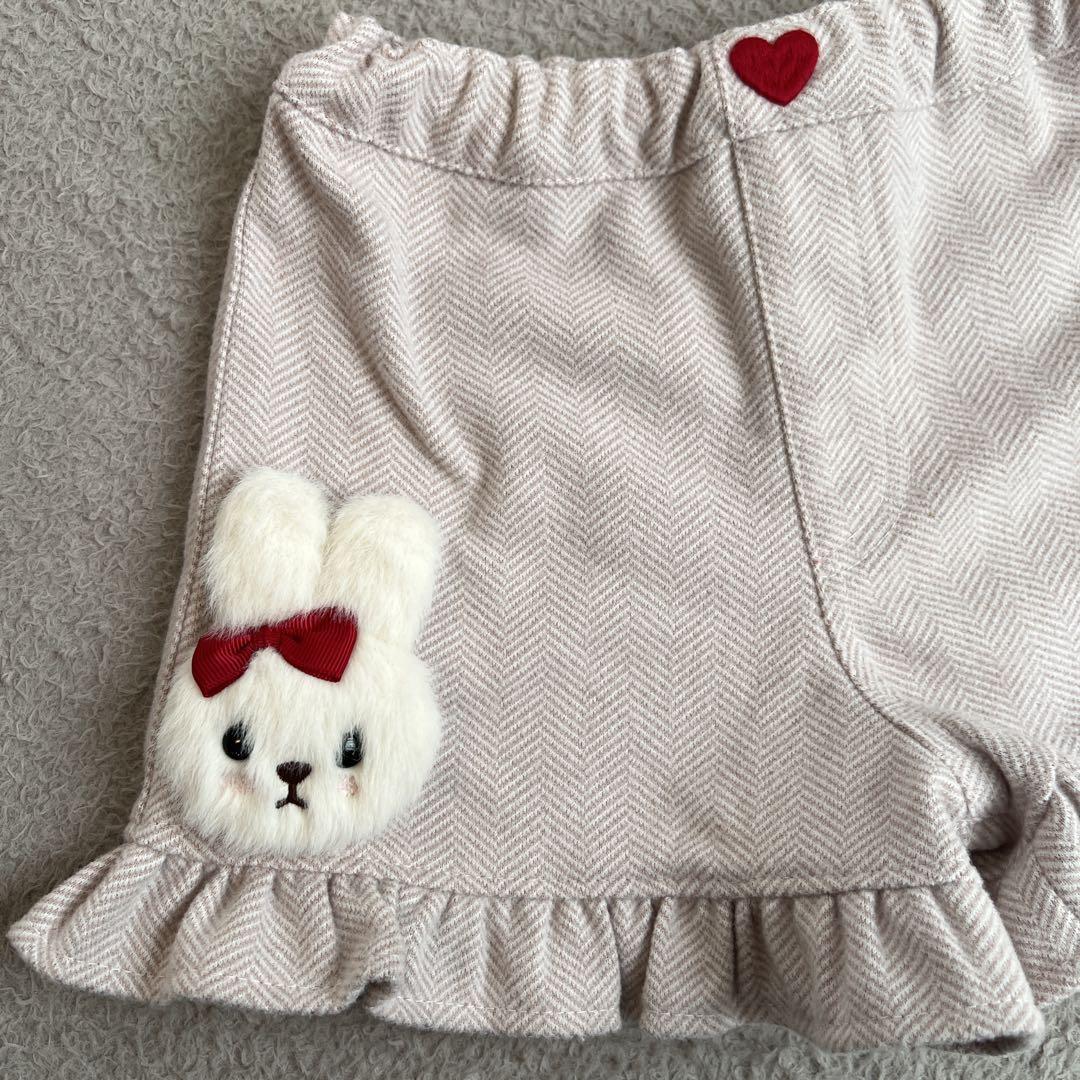 シャーリーテンプル うさぎ短パン 80cm