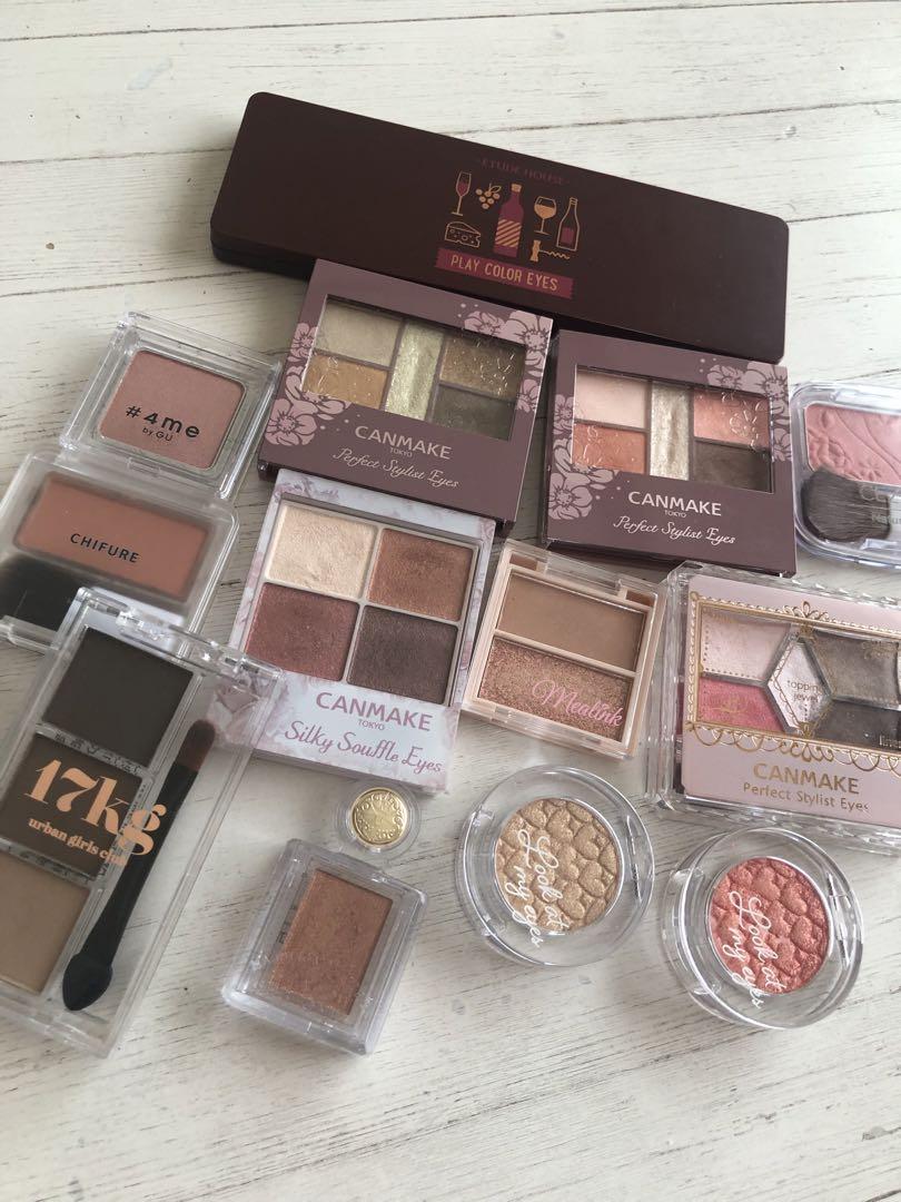 CANMAKE & ETUDE HOUSE アイシャドウパレット セット
