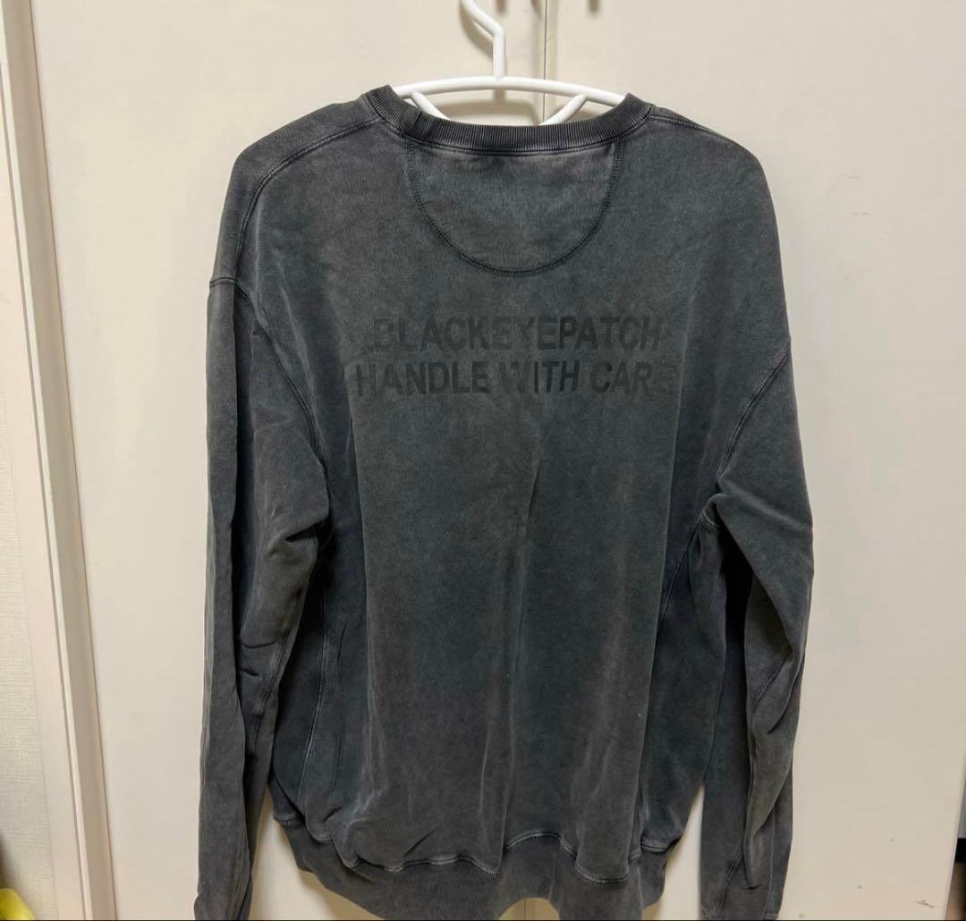 Black eye patch グレー Mサイズ スウェット