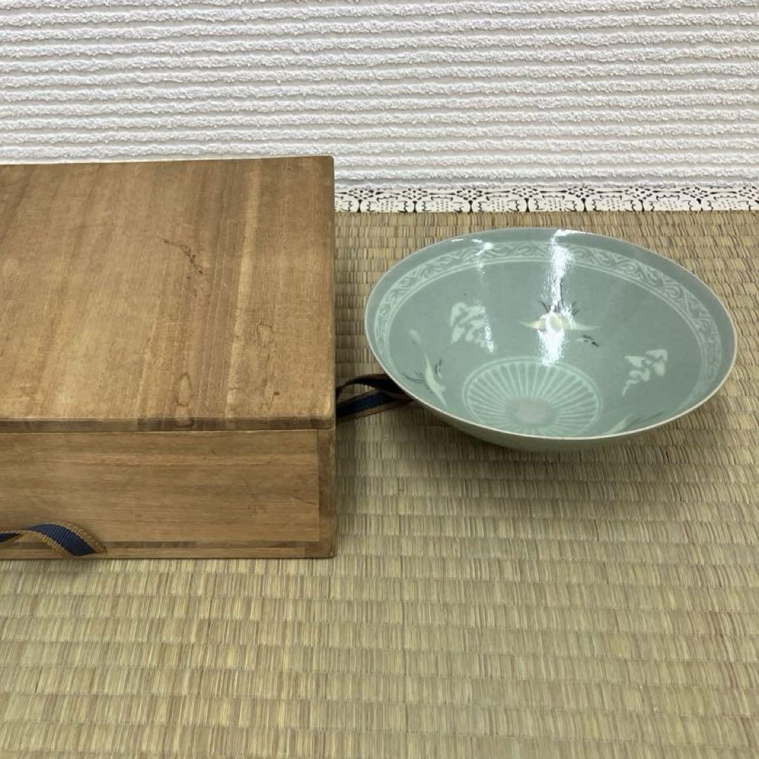 海あがり？安南青磁茶碗？高麗青磁？　発掘 青磁茶碗 高麗青磁茶碗 - メルカリ