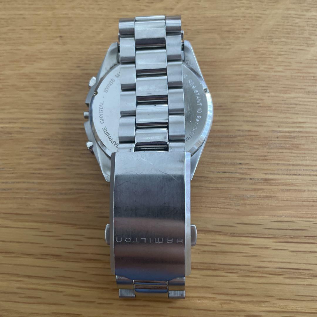 HAMILTON クロノグラフ アナログ腕時計　H765120 ジャンク HAMILTON クロノグラフ アナログ腕時計 H765120 ジャンク - メルカリ