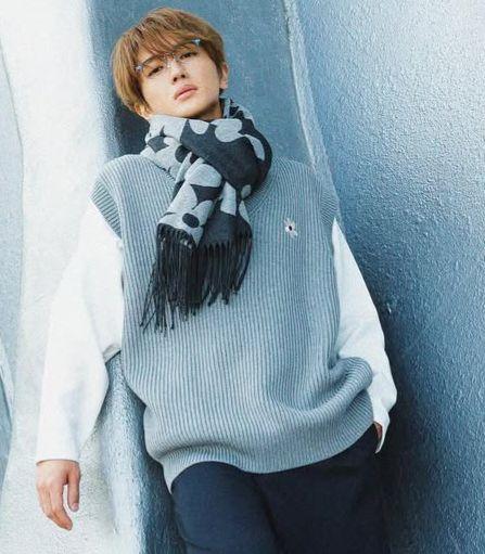 Naptime ニットベスト GRAY Nissy naptime. ニットベスト-GRAY（SIZE：S）