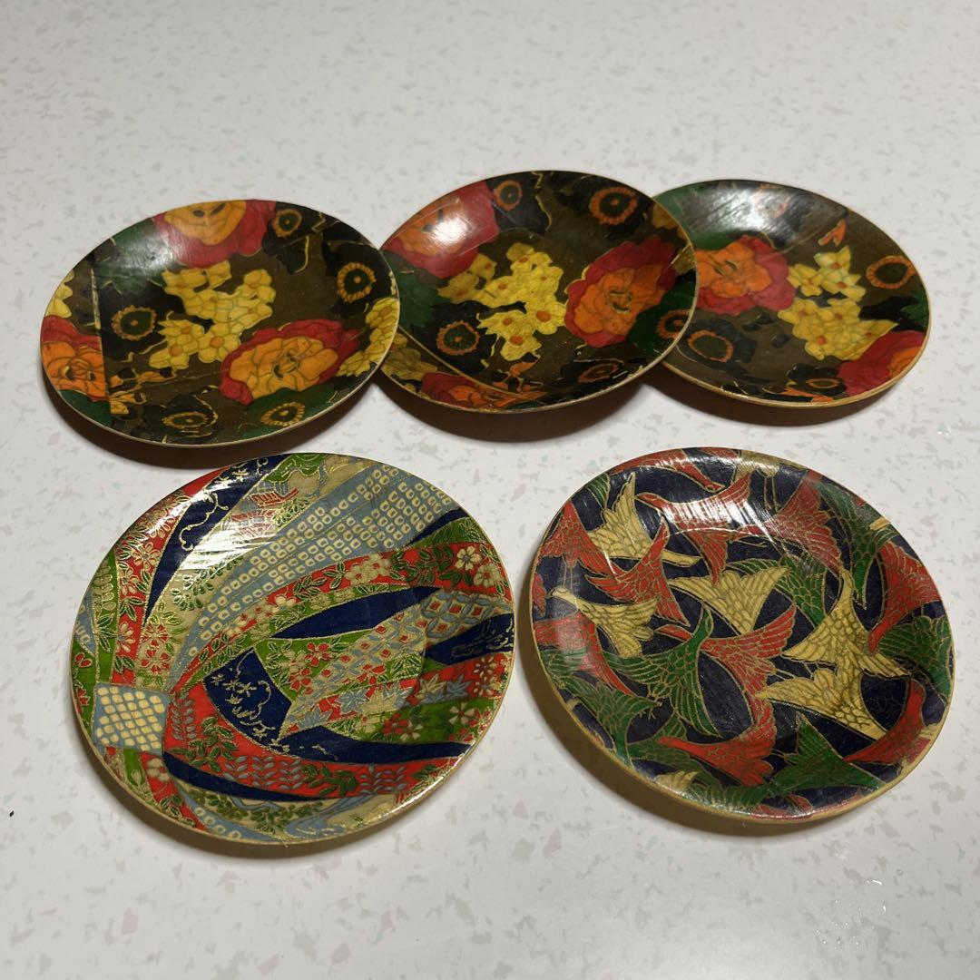 昭和レトロ茶托5枚セット