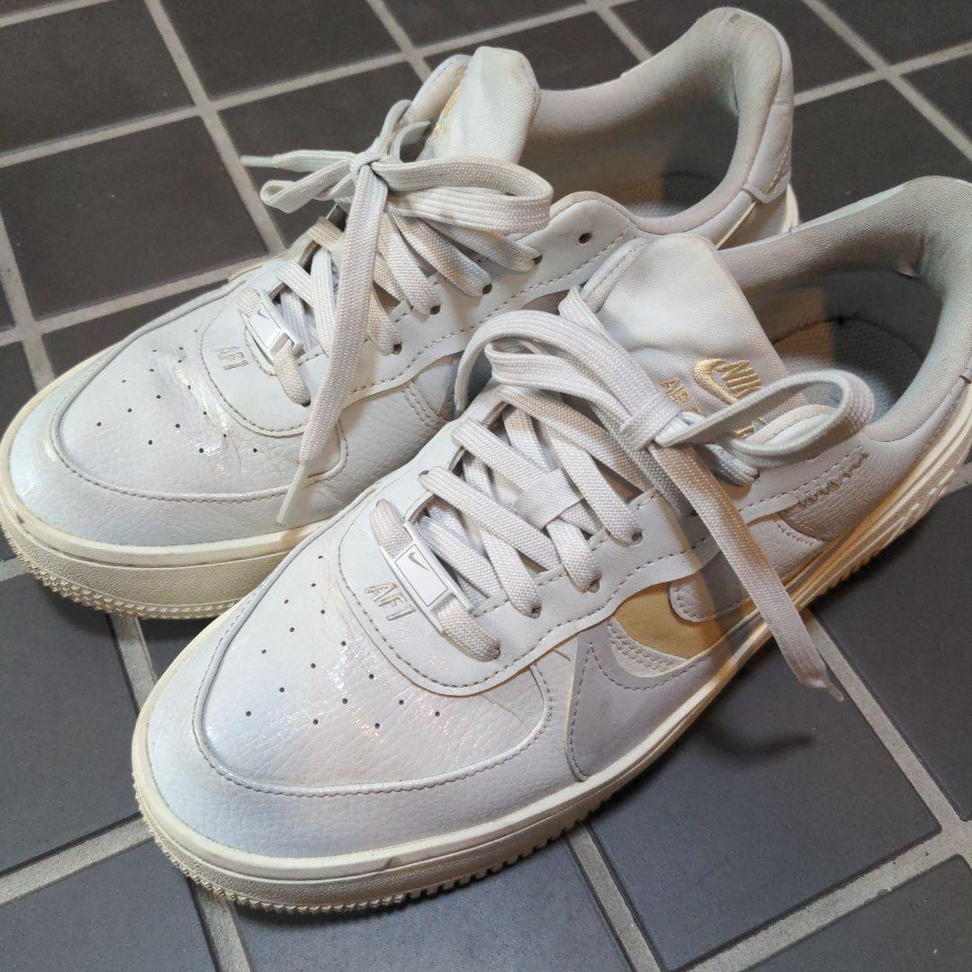 Nike Air Force 1 ホワイト レザー スニーカー NIKE AIR FORCE 1 HIGH '07 