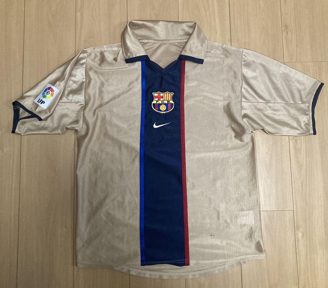 Nike FC Barcelona 2001-2002 アウェイ ユニフォーム