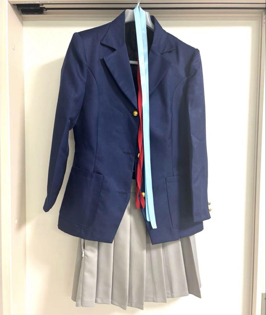 【コスプレ】けいおん！桜が丘高校女子制服 ジャケット、スカート、リボンのセット