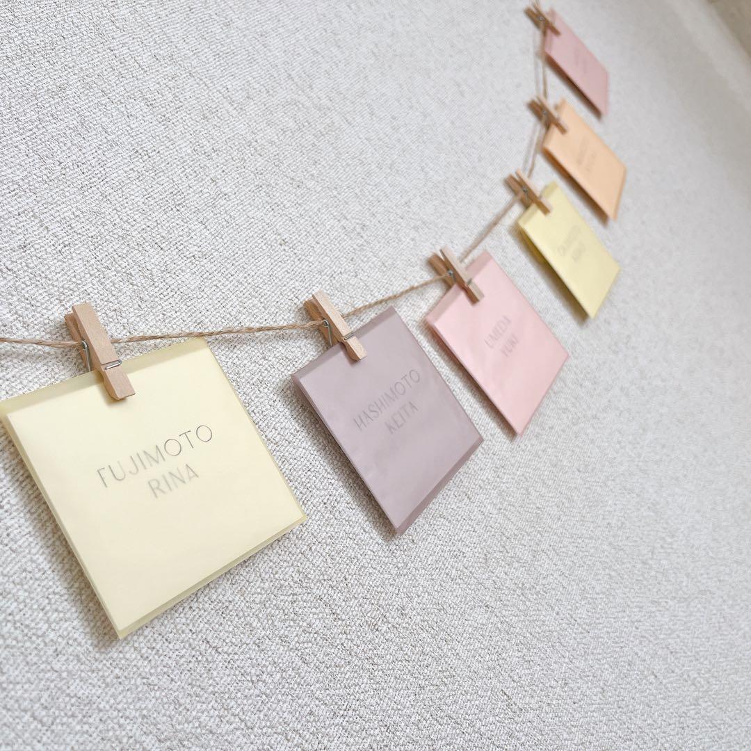 りりぃ様／レターセレモニー エスコートカード