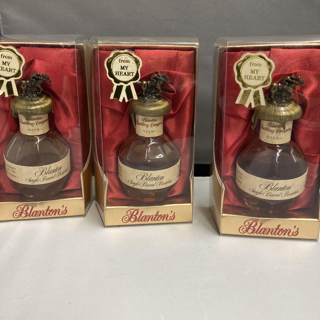 【ミニチュアボトル】Blanton’s（ブラントン）※液面低下 ミニチュアボトル】Blanton's（ブラントン） ※液面低下 3本