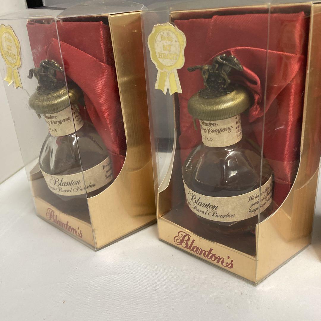 ミニチュアボトル】Blanton's（ブラントン） ※液面低下 3本