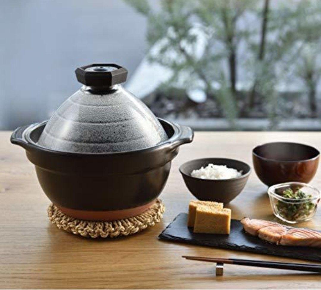HARIO ハリオ フタがガラスのご飯釜 2~3合用 GNR-200-B 新品
