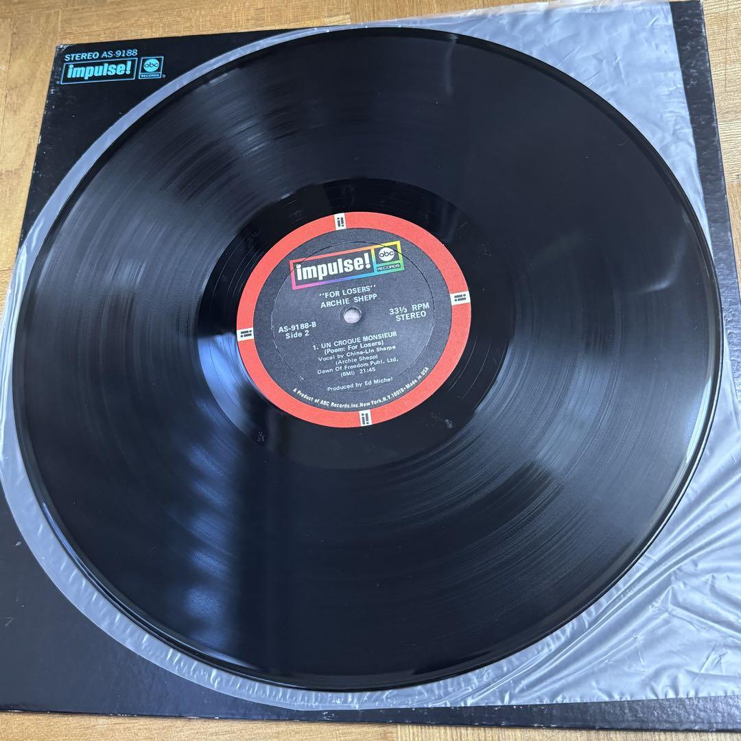 アーチー・シェップ/フォー・ルーザーズ - LPレコード
