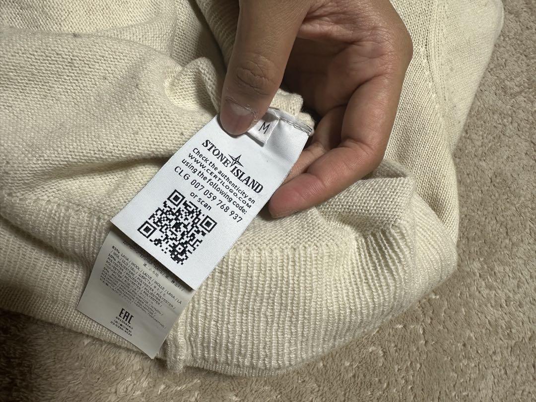 STONE ISLAND クルネックニットトレーナー M SIZE