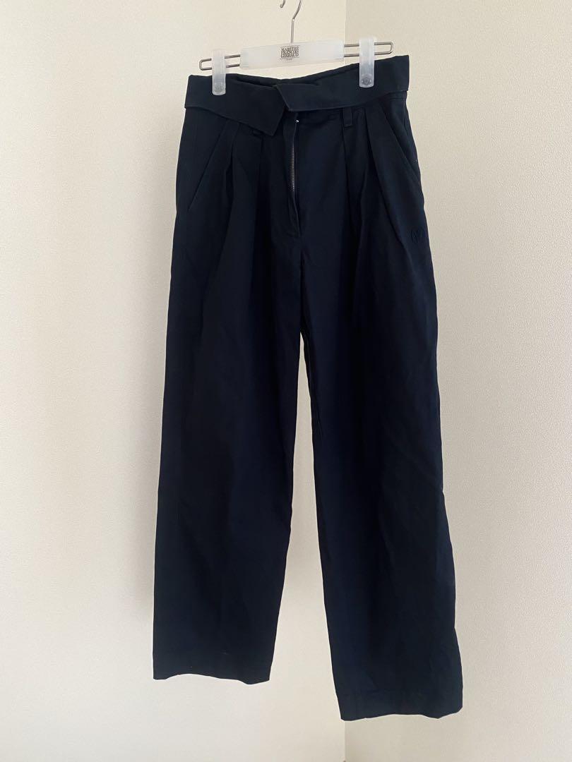 Marithe Francois Girbaud ローライズパンツ　ネイビー