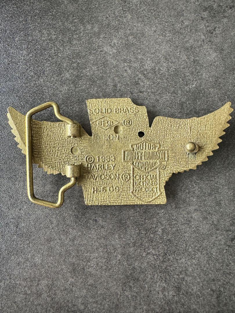 小物 HarleyDavidson 80'sVintage BeltBuckle