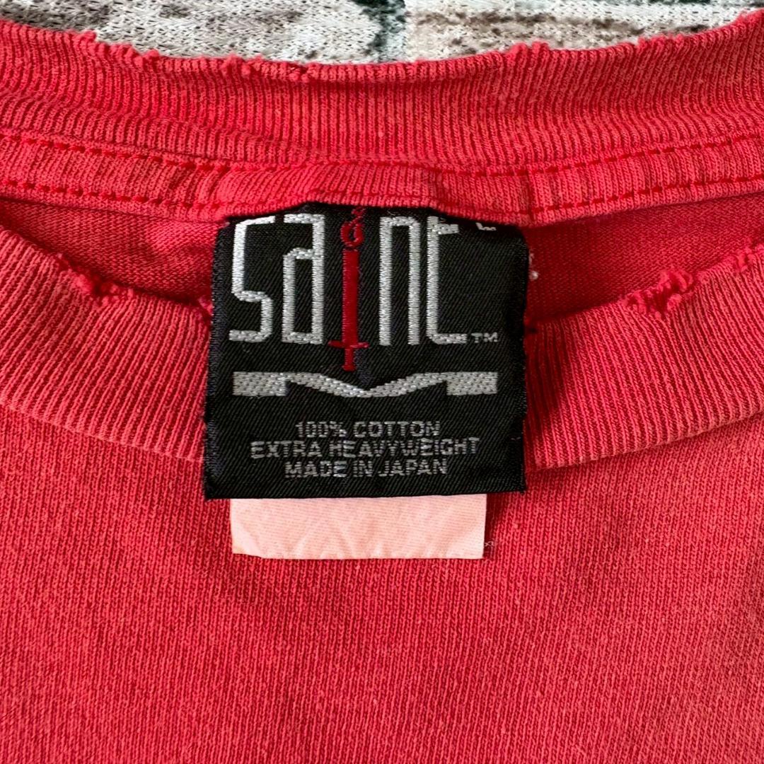 セントマイケル★24SS ヴィンテージ加工ロングスリーブTシャツ カットソー
