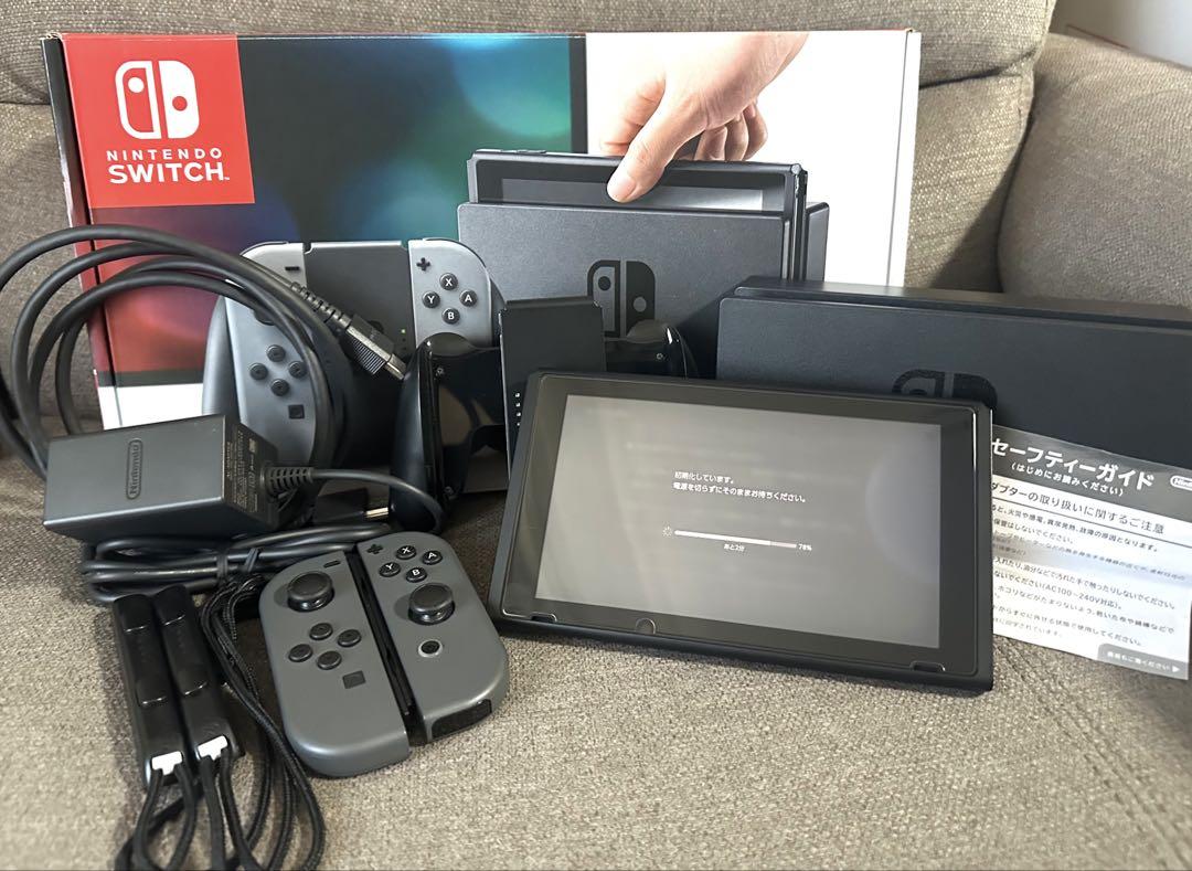 Nintendo Switch 本体(全て内容物あり)グレー