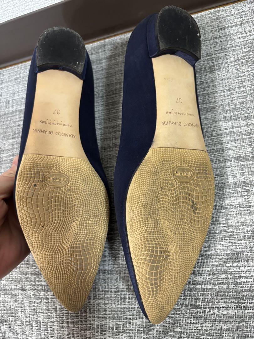 【超美品】MANOLO BLAHNIK ポインテッドトゥ　37サイズ