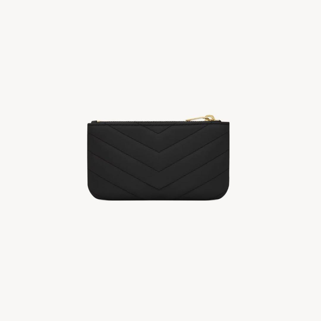 YSL モノグラムサンローランキーポーチ ブラックレザーキーケース 新品