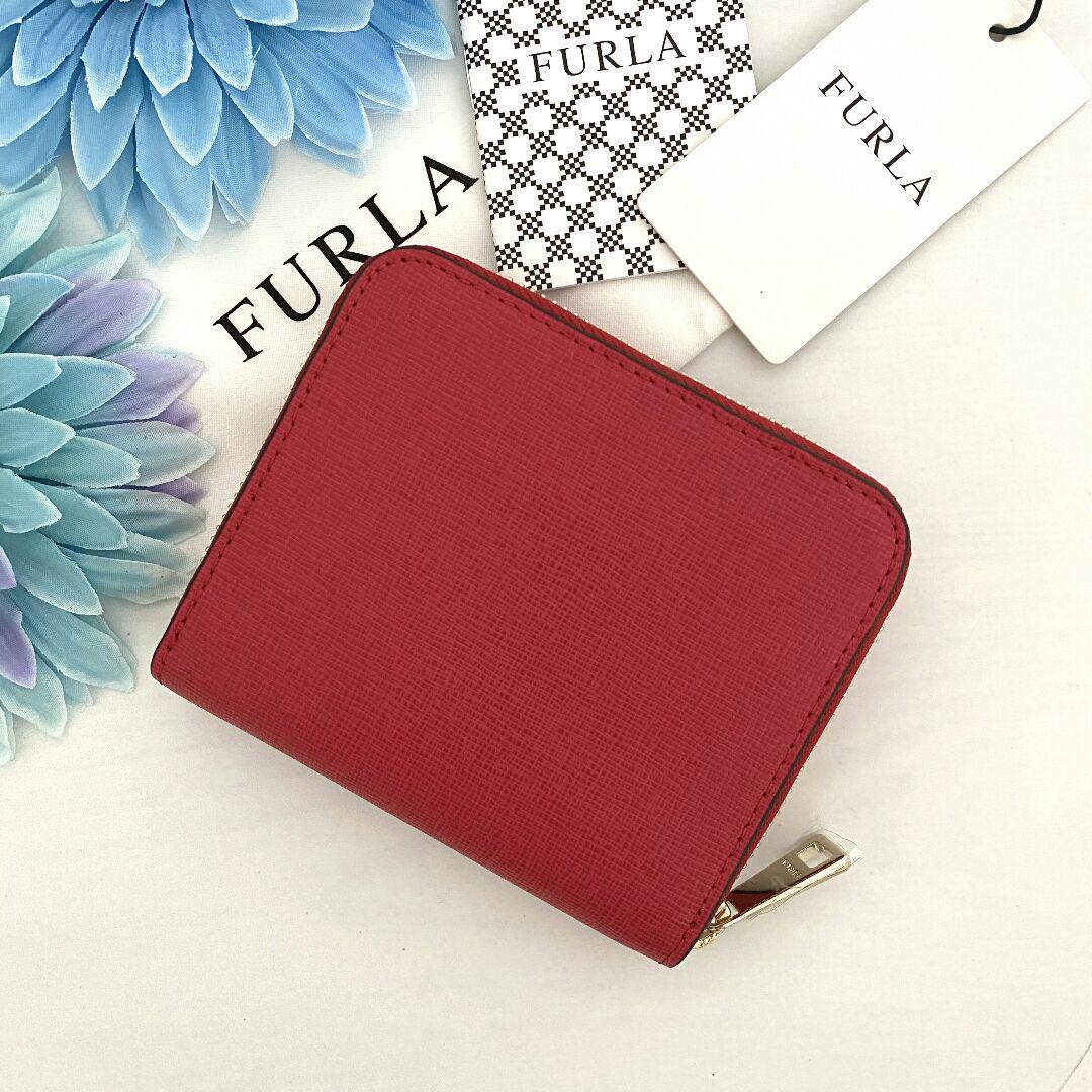 大人気即納 新品 FURLA フルラ レッド レザー 折り財布 0Y7iI-m15689975978 低価超激安