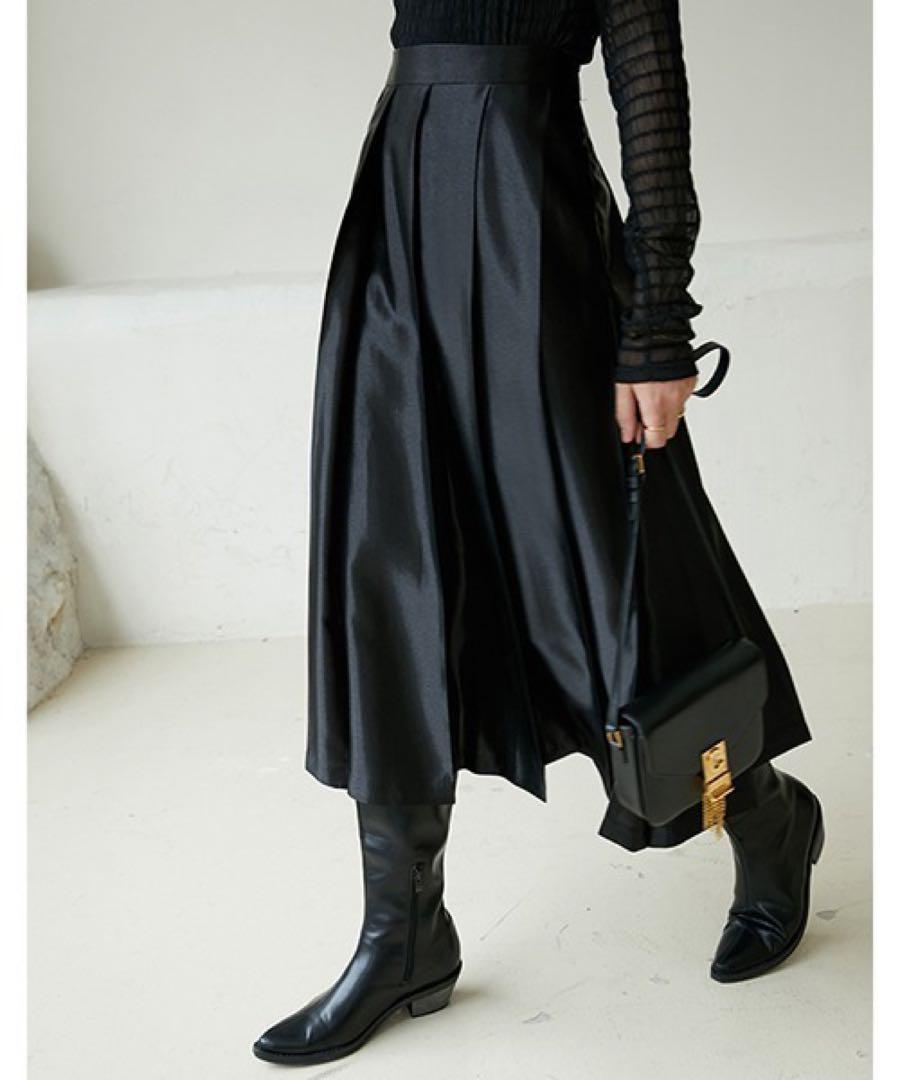 Fano Studios High waist big pleats skirt - メルカリ