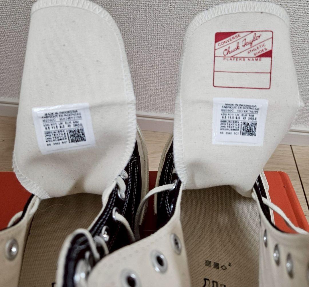 【CONVERSE】ct70 チャックテーラー　ハイカット　BK 28.0㎝