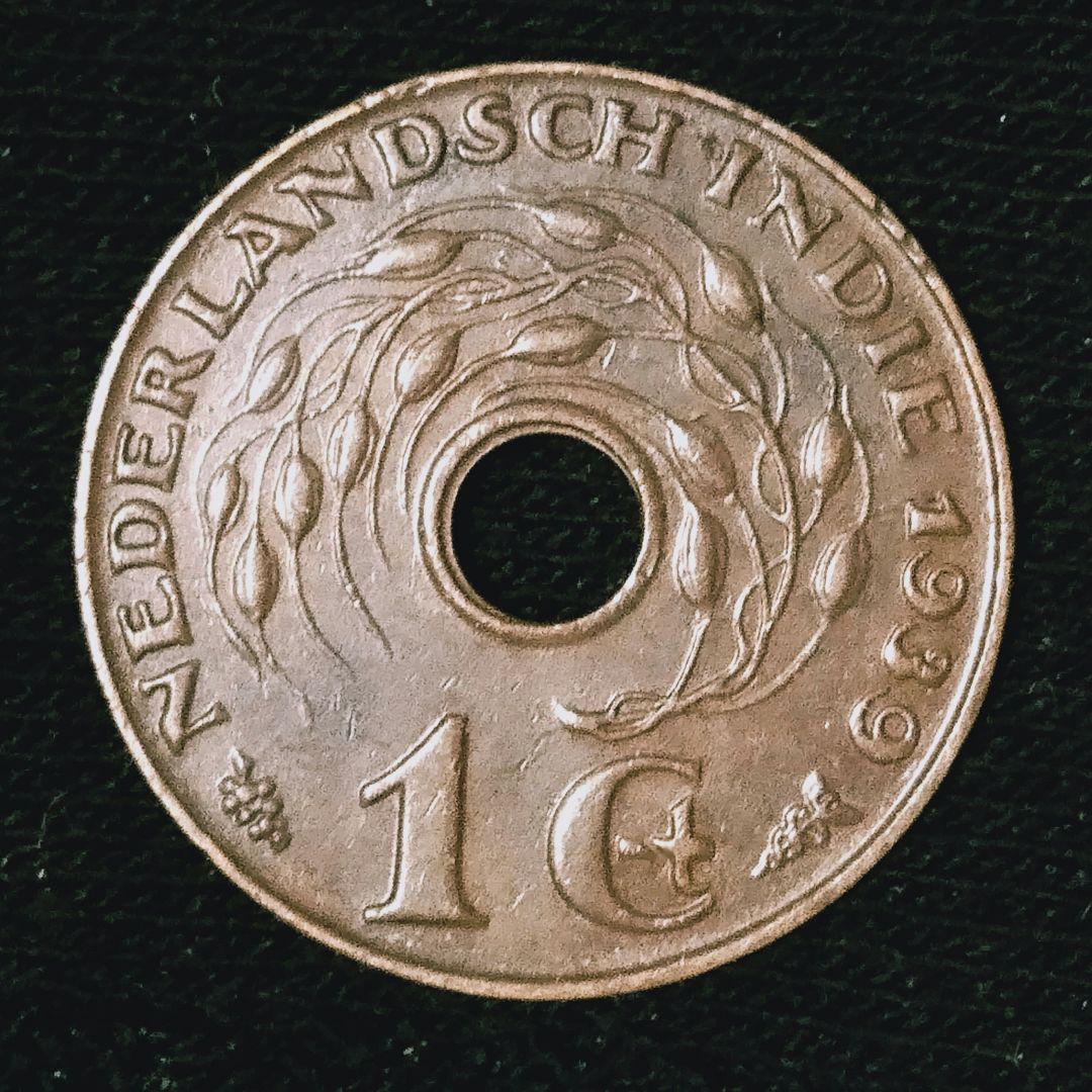 オランダ領東インド 1セント銅貨 1939年 - メルカリ