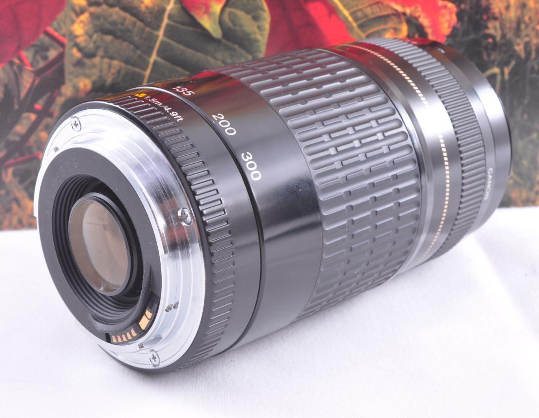 最新作売れ筋が満載 迫力の300㎜ Canon キヤノン 望遠レンズ EF75-300mm 5 レンズ(ズーム)