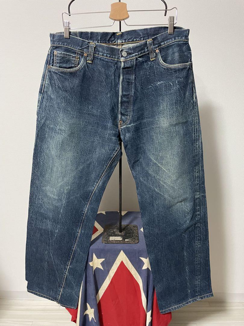 00s EVISU 日本製 \"カモメペイント デニムパンツ\"