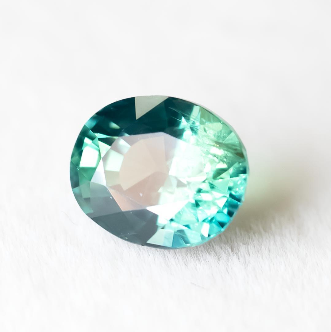 ティールサファイア バイカラー 1.193ct ルース - メルカリ