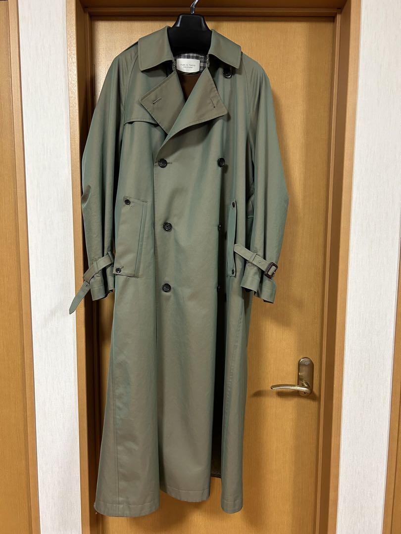 PUBLIC TOKYO トレンチコート コート ハイクラストレンチコート