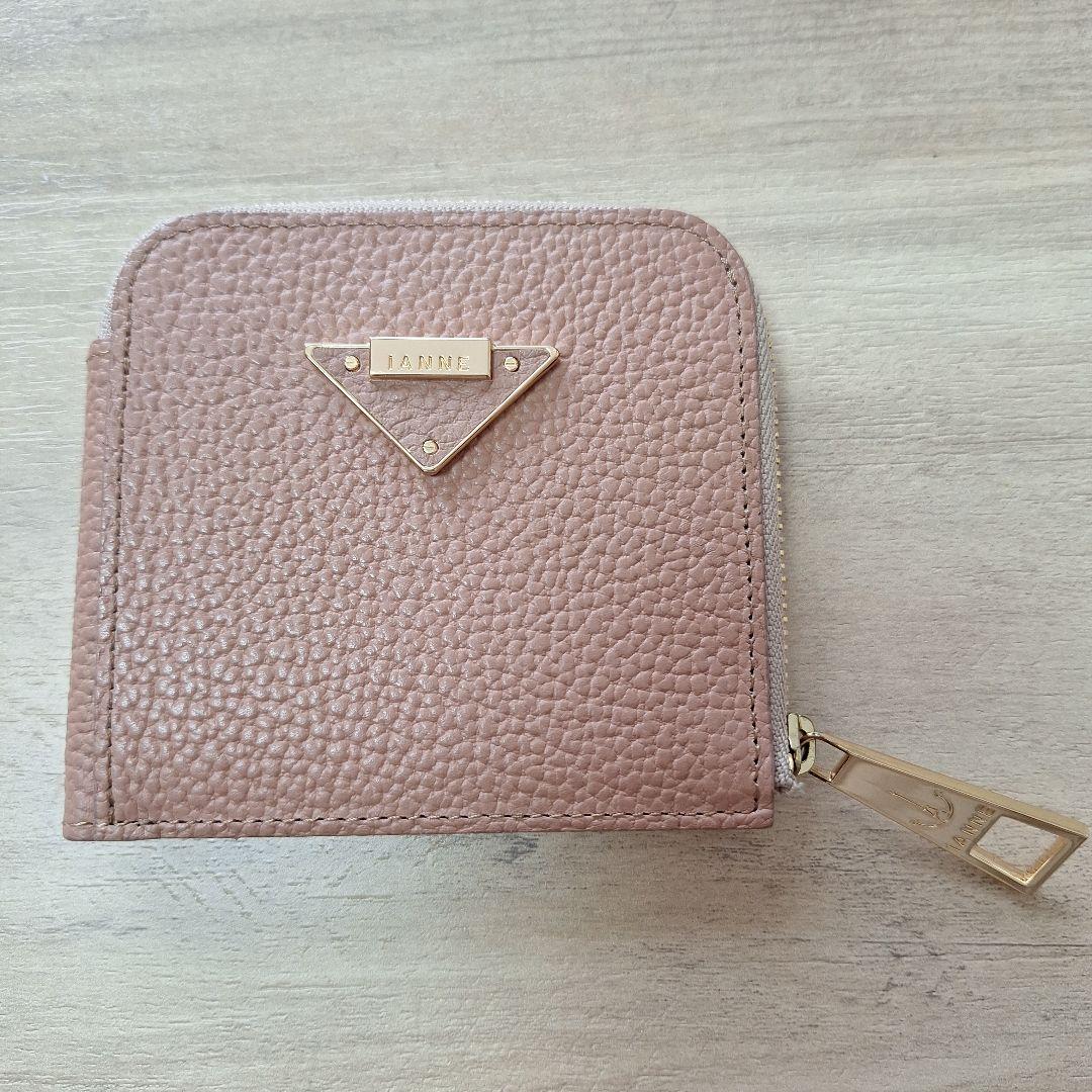 【美品】IANNE イアンヌ パル 二つ折り財布 フィグ