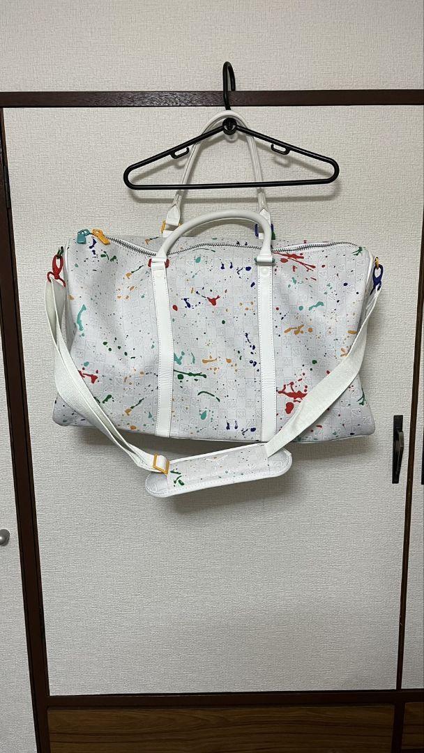 ジョーダン モノグラム ダッフル　ボストン　ショルダー　バッグ　ホワイト　カラー NIKE】ジョーダン モノグラム 2WAY ダッフルバッグ (Nike