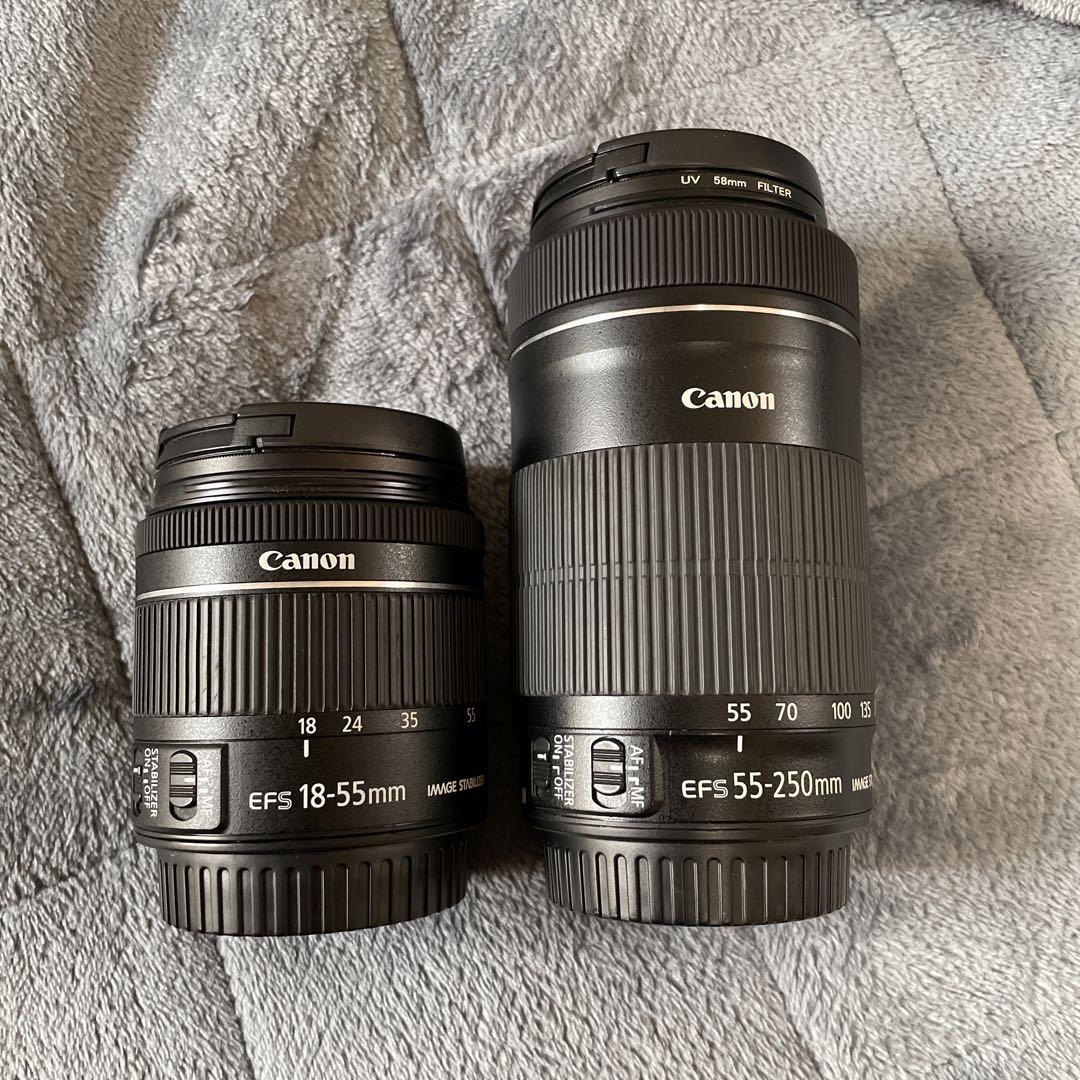 Canon EF-S レンズ3本セット 10-18, 18-55, 55-250 Canon EF-S18-55mmと55-250mmの新旧キットレンズを比較してみる