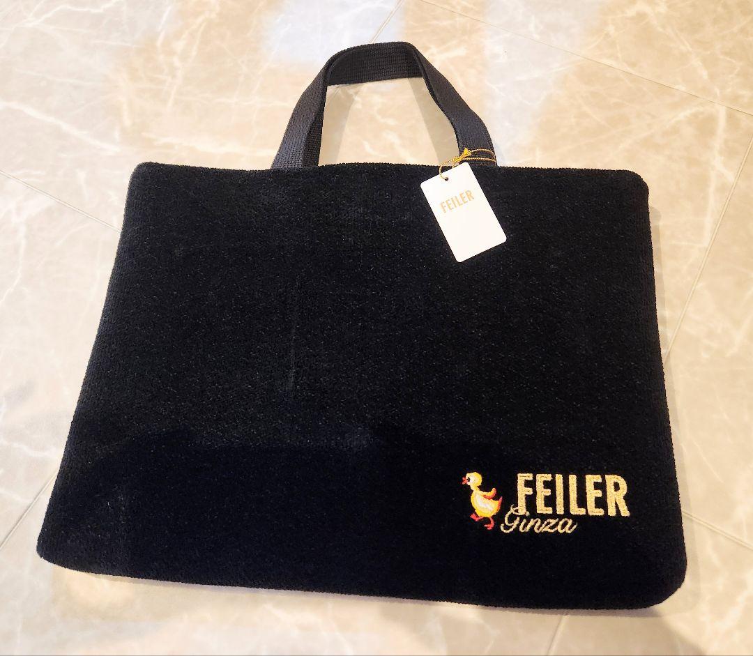 FEILER 銀座本店10周年記念 銀座本店 ブラック トートバッグ