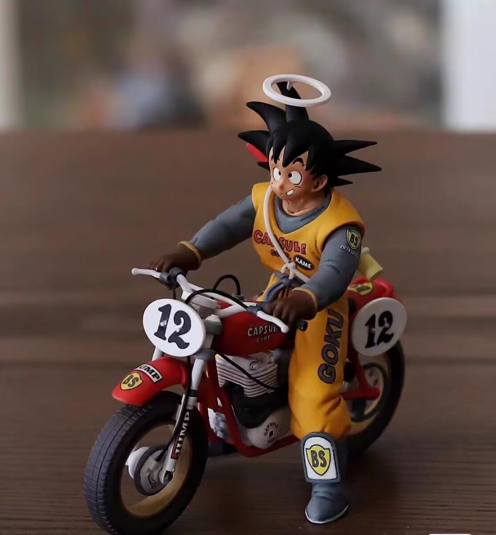 ドラゴンボール 孫悟空 バイク ガレージキット 塗装済み完成品 フィギュア ドラゴンボール 孫悟空 バイク ガレージキット フィギュア