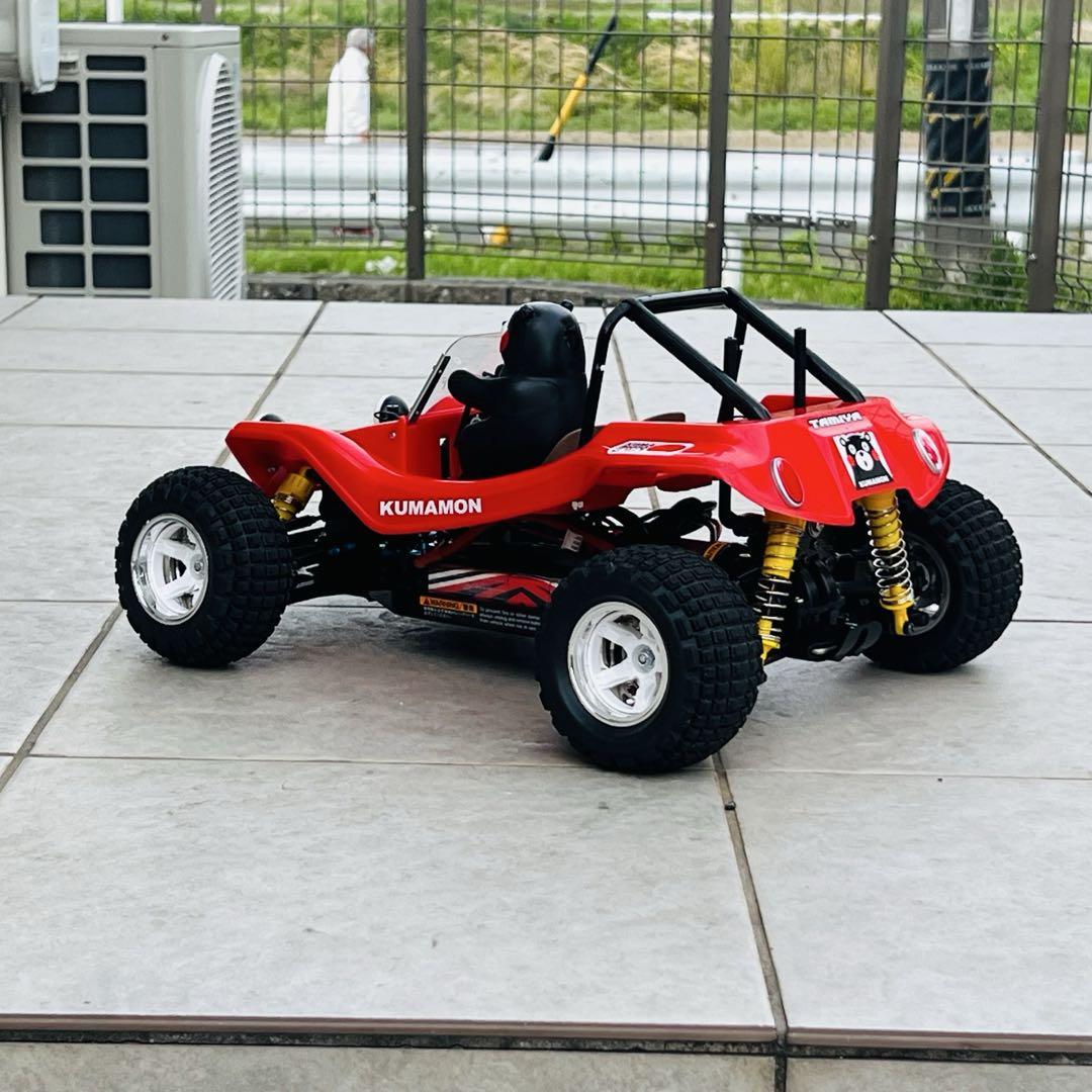 ラジコン　くまモンバギー4WD TT02B メカレス車体ボディー　540モーター