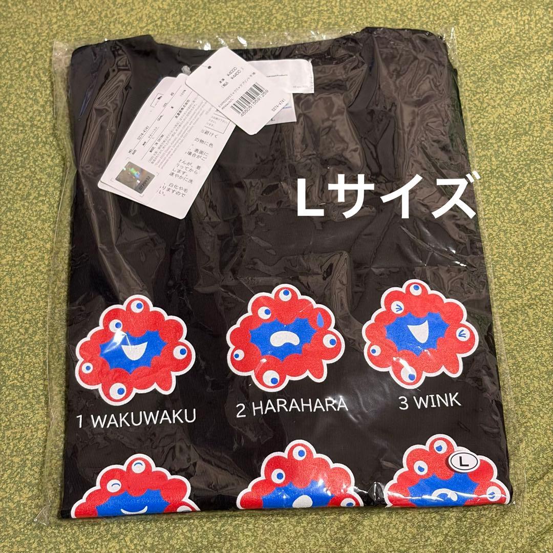 大阪関西万博　EXPO2025 ミャクミャク　Tシャツ　フェイス　表情　Lサイズ