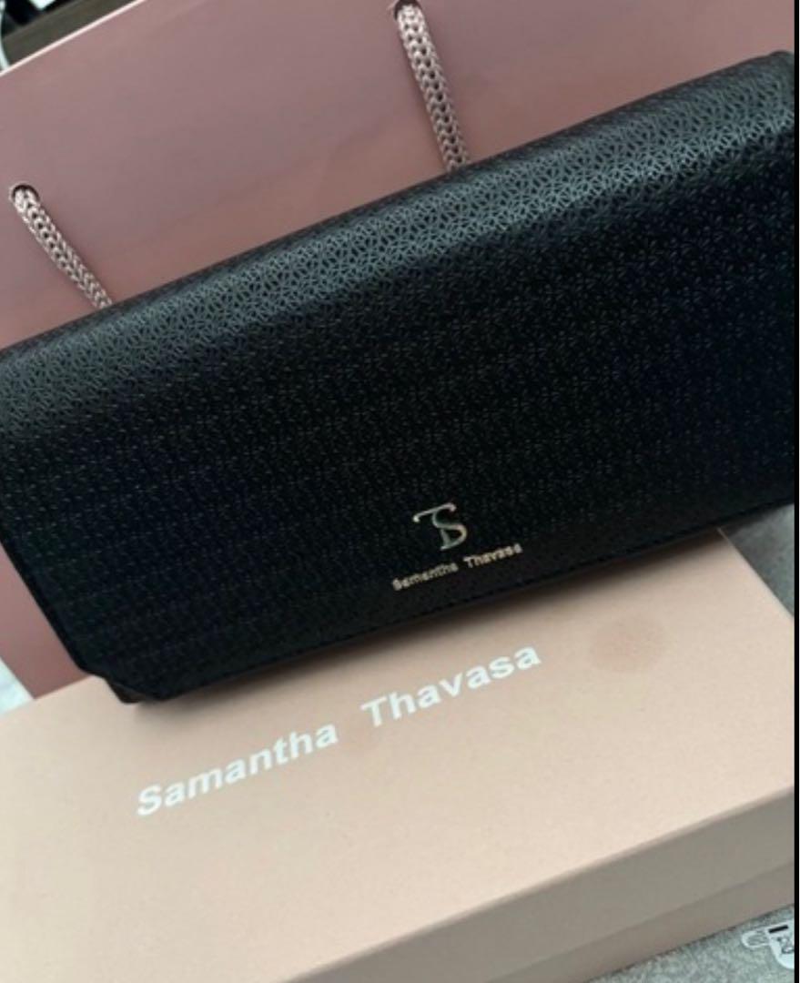 Samantha Thavasa ブラック 長財布