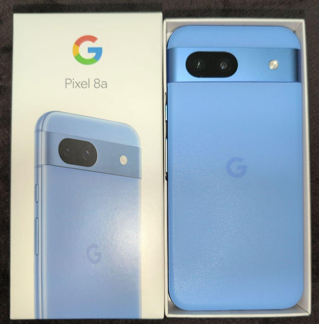 Google Pixel 8a ベイ（青色）