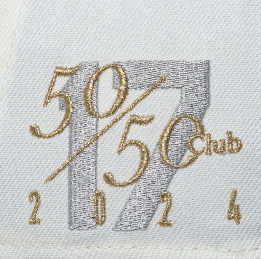 LAロゴ刺繍 キャップ ホワイト/ブルー　大谷翔平