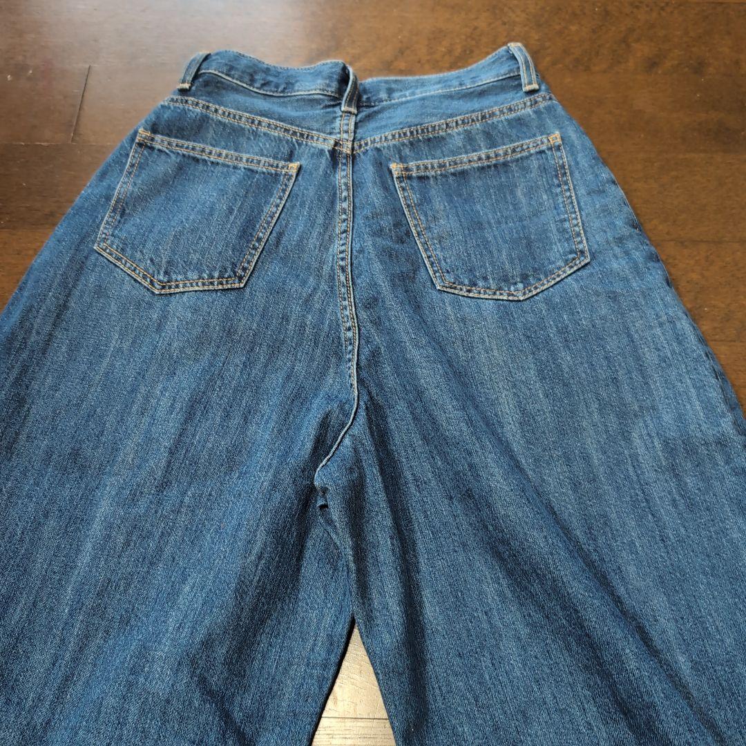 完売品　ニコアンド　うねラインデニムパンツ