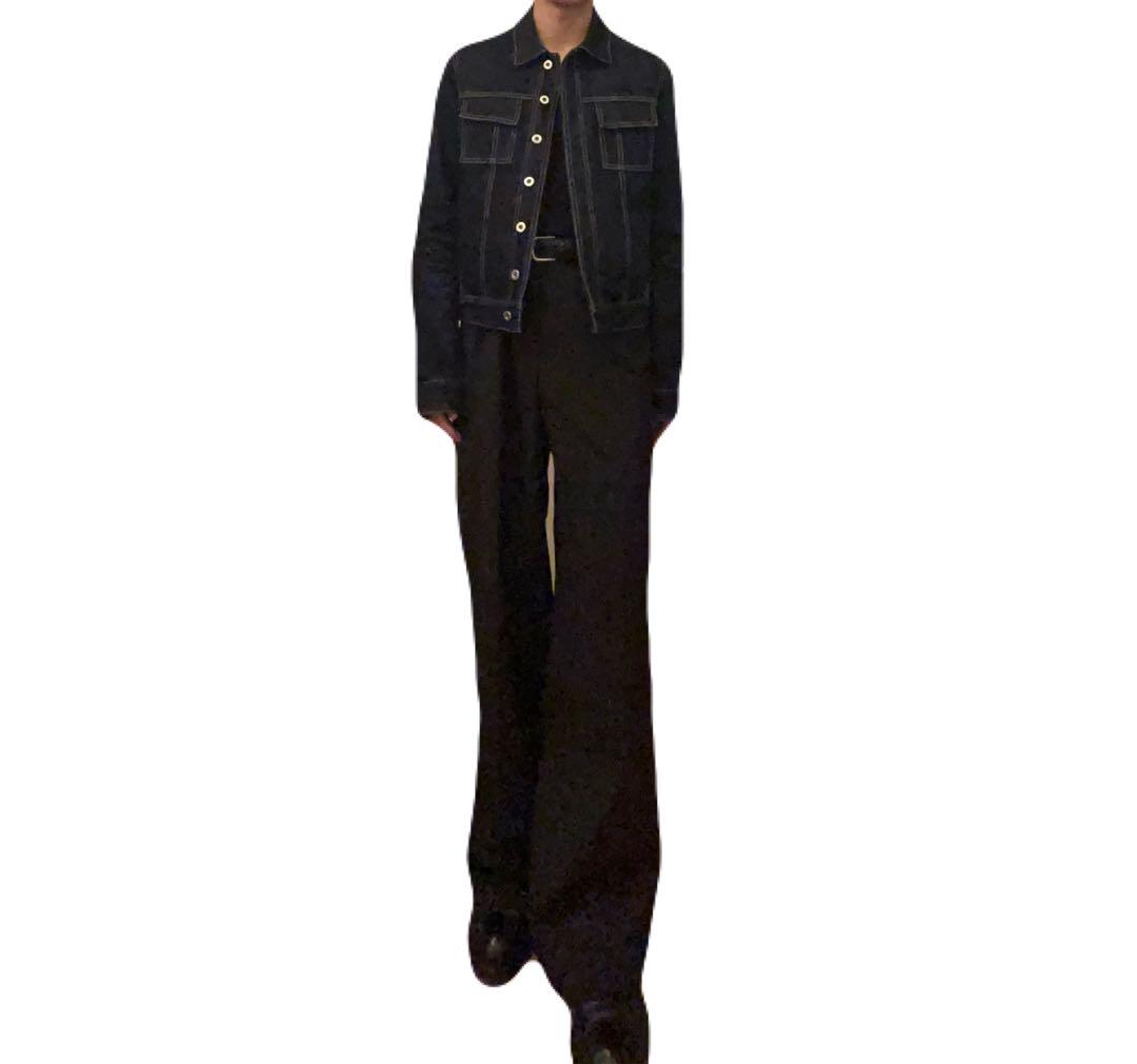 パンツ prada wide straight slacks 23ss prada wide straight slacks